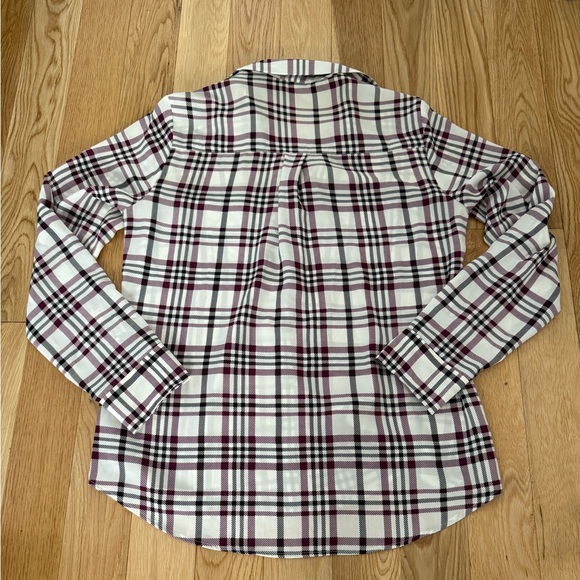 Express Portofino Long Sleeve Plaid Button Down Shirt Size Medium - Picture 5 of 10